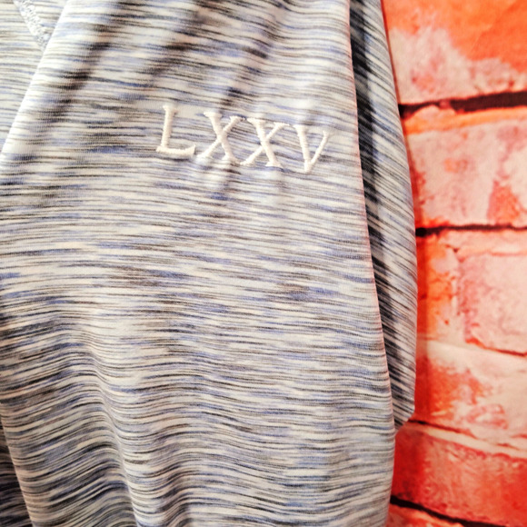 Zero Restriction Shirt Womens Large Gray Long Sleeve Athletic Fit Quarter Zip - Picture 8 of 9